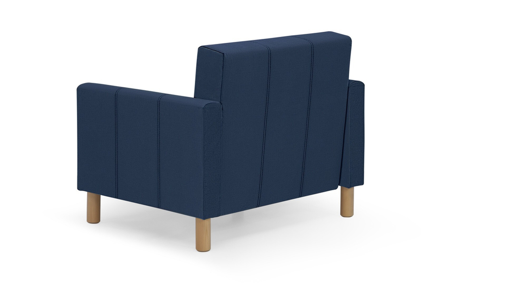 Кресло-кровать Уют Лайт Velutto 54 95*84*82 см, синий Велютто Выкатной Фиеста