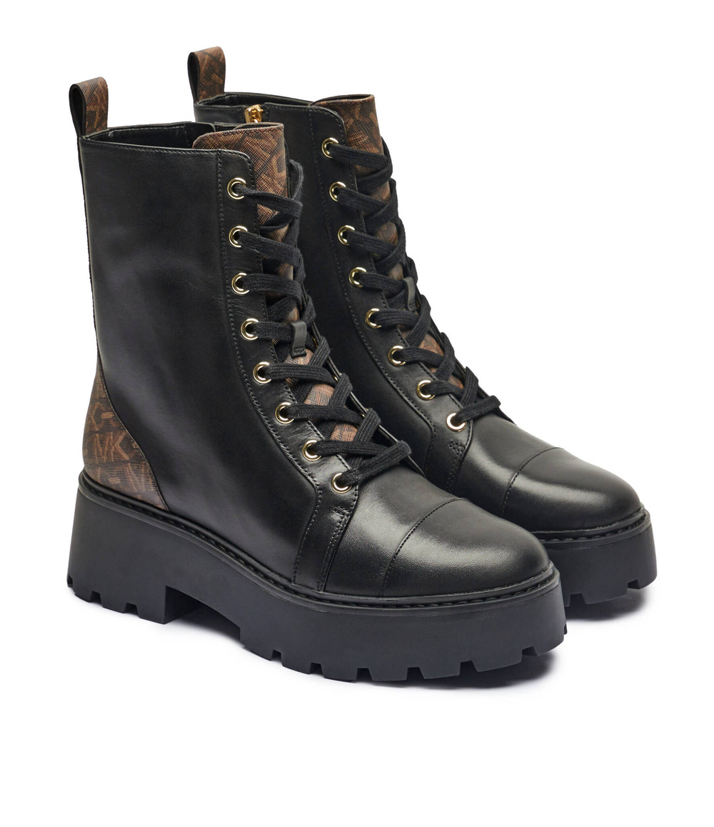 Кожаные ботильоны Michael Kors - черный(40T4BKFE9L)