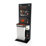 Контейнер для мусора с прессом titan, 30 л, нержавеющая сталь