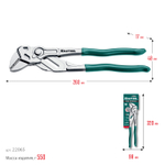 KRAFTOOL Vise-Wrench, 250 мм, клещи переставные-гаечный ключ (22065)