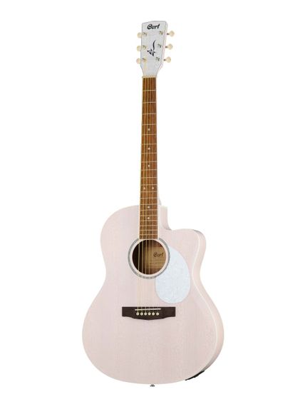 Cort Jade-Classic-PPOP-bag Jade Series - электро-акустическая гитара, розовая, с чехлом