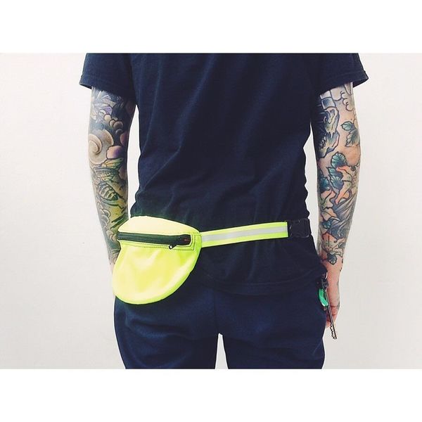 Сумка Поясная Сигнальная Лимонная - фото 2