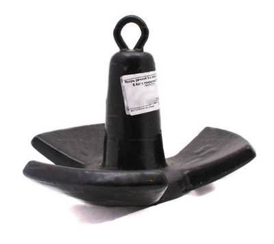 Якорь речной 3-х лепестковый 5.4 кг с покрытием ПВХ