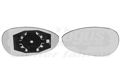 VAN WEZEL - 1624831-VAN - Mirror Glass, exterior mirror - Povrat artikla narucenog iz Njemacke nije moguc.
