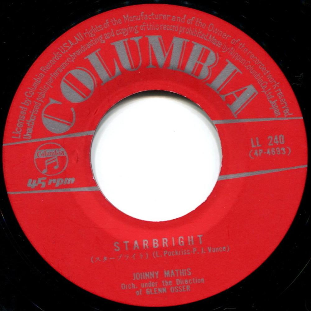 The Brothers Four, Johnny Mathis ?/ Greenfields - Starbright (7" Vinyl Single)