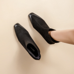 GEMEIQ Stretch & Sock Boots Women"s Black/Khaki