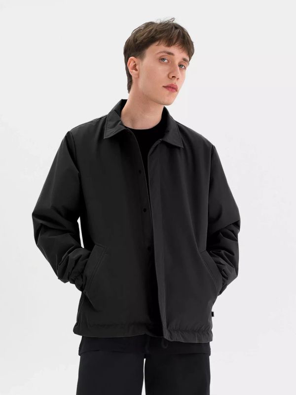 Куртка Коуч утепленная черная - фото 3