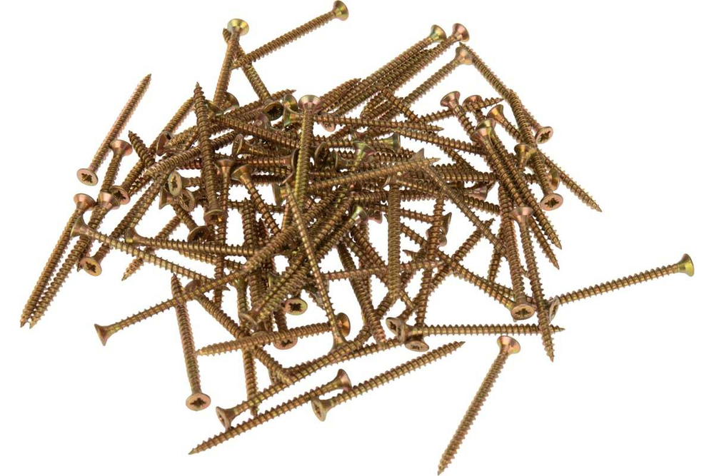 Универсальный саморез KRANZ 3x40, желтый цинк, 200 шт. KR-01-3311-015