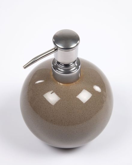 Дозатор для мыла Berdolina коричневый керамический