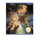Тетрадь 48л., А5, клетка, Alingar "Nature of Dagestan", скрепка, мелованный картон (стандарт), блок офсет, 4 дизайна в пленке т/у