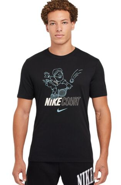 Теннисная футболка Nike Court Dri Fit - Black