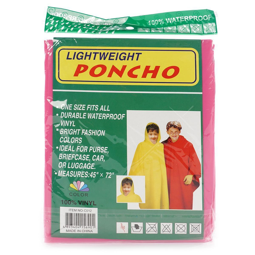 Дождевик PEVA 110*90см, пакет