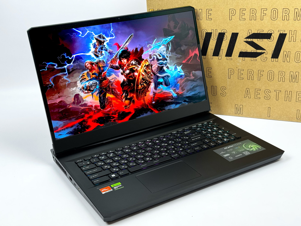 Новый игровой ноутбук MSI Alpha 17 Ryzen 9 7940HX RTX 4070 16GB 1TB 17.3" 2.5K 240Hz Win11 Русско-Английская клавиатура