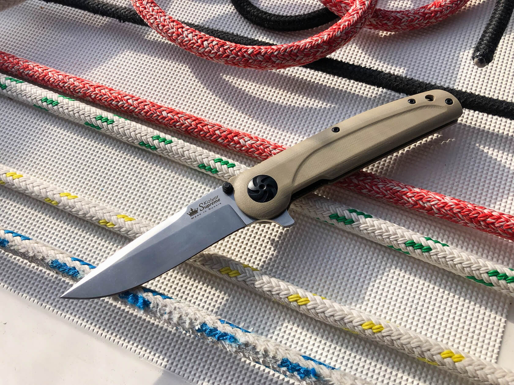 Складной нож Biker Z N690 StoneWash