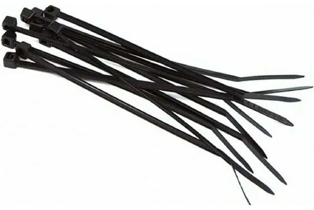 ХОМУТ НЕЙЛОНОВЫЙ 3,6*200 Ч (100 ШТ) ВИХРЬ 73/9/1/27