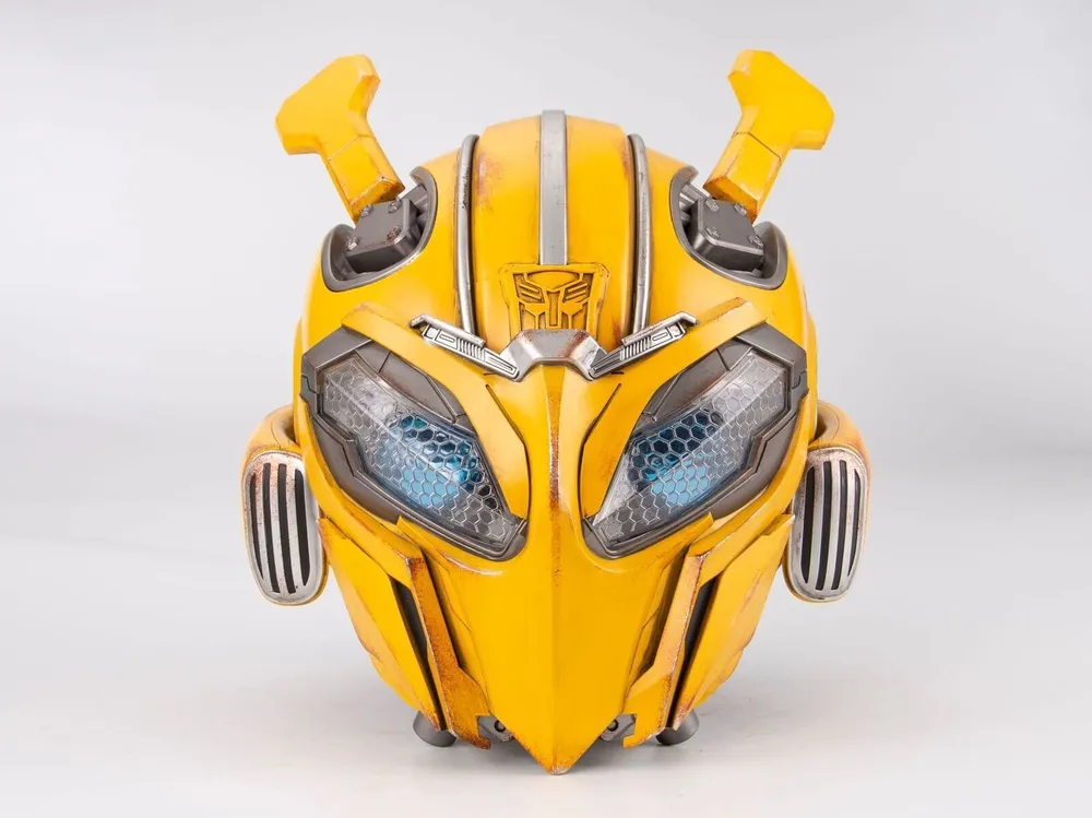 Шлем электронный трансформер Bumblebee. Игрушка-трансформер для ролевых игр и косплея Killerbody