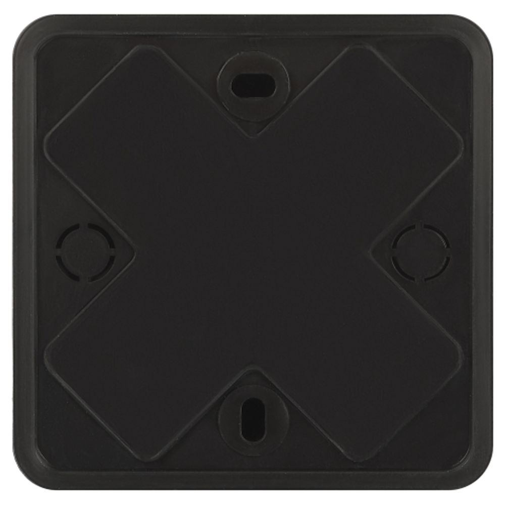 Распаячная коробка ЭРА BS-B-75-75-28 для кабель-канала черная 75х75х28мм IP40