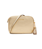 кожаная сумка-мессенджер jet set Michael Kors - золотой(32F7MGNM6M)