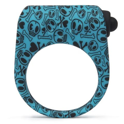 Бирюзовое эрекционное виброкольцо на пенис SILICONE LOVE RING (Цвет: бирюзовый)