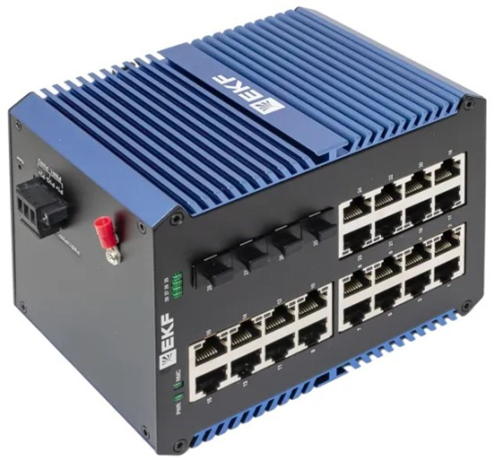 Коммутатор промышленный неуправляемый EKF TSX-U-4GX/SFP-24GTP