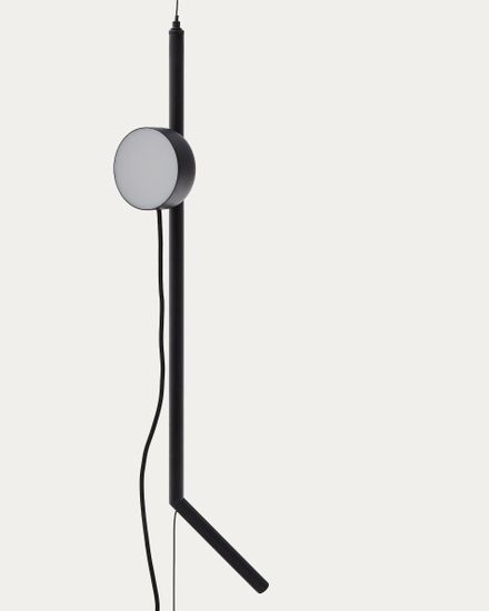 Система освещения Orey из черного металла с многопозиционным точечным светильником