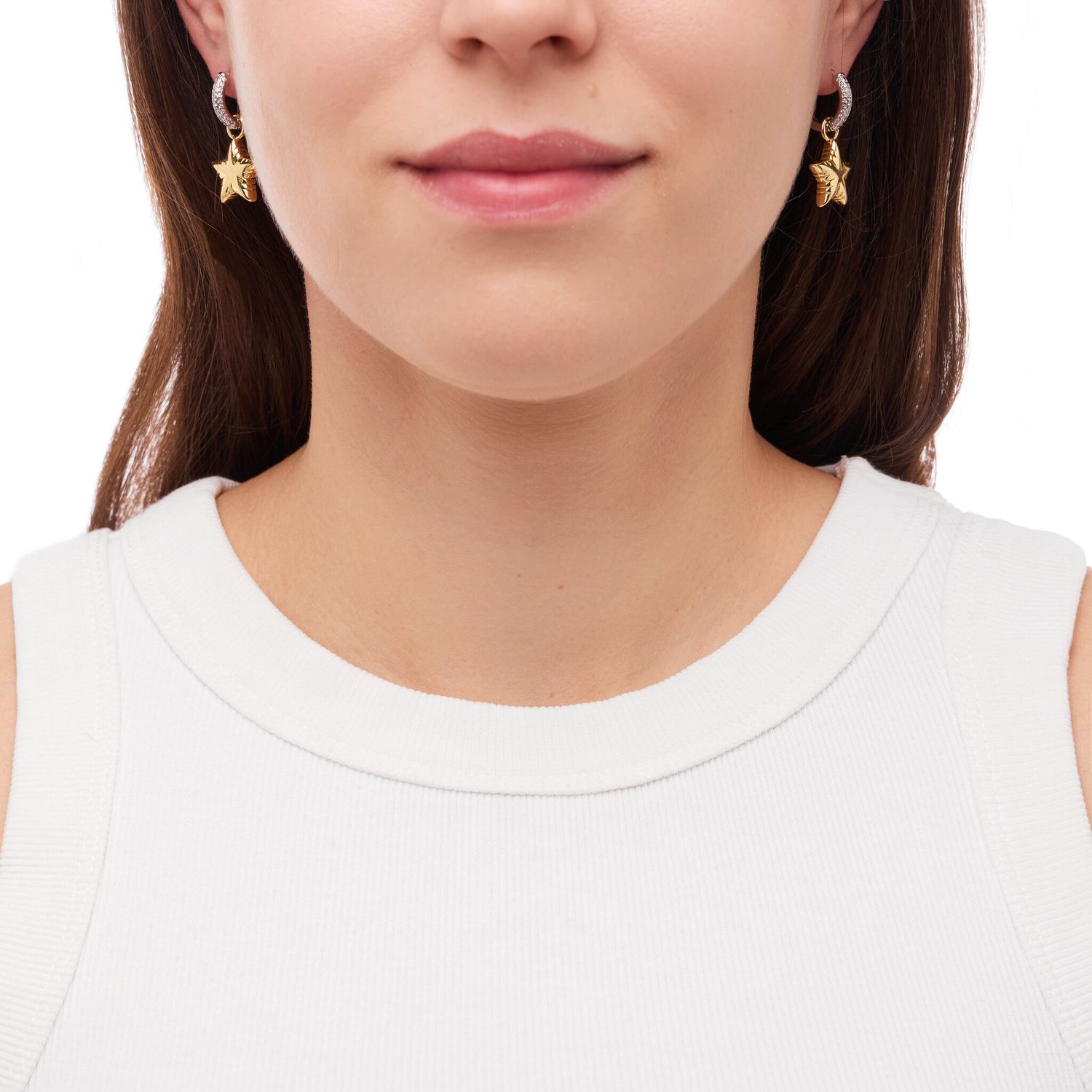 Серьги Bicolor Star Earrings