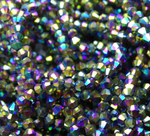 ББЛ008НН3 Хрустальные бусины "биконус", цвет: разноцветный металлик, размер 3 мм, кол-во: 95-100 шт.