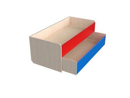 Кровать детская двухъярусная (спальное место 1400х600)