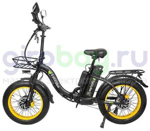 Электровелосипед Syccyba F11 Pro Dual 48V/20Ah (полный привод) - Желтый обод фото №4