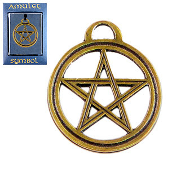 Амулет The Cult № 01 Пентаграмма могущество света, латунь