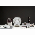 Органайзер для посуды ronja, 26,8х20,5 см, светло-серый/темно-сливовый