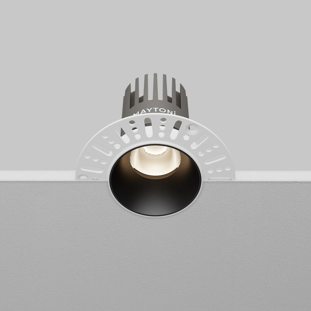 Светильник встраиваемый светодиодный Maytoni   DL124-10W-4K-TRS-B