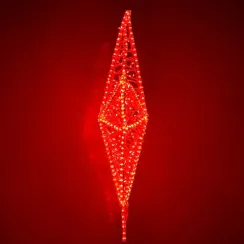 Макушка Кремлевская 250 см. для елей высотой от 20 до 50 м., красная, Green Trees (krem-250red)