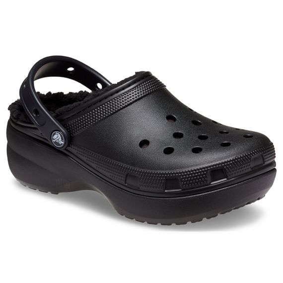 Crocs Classic Platform Lined Clog 'Black'