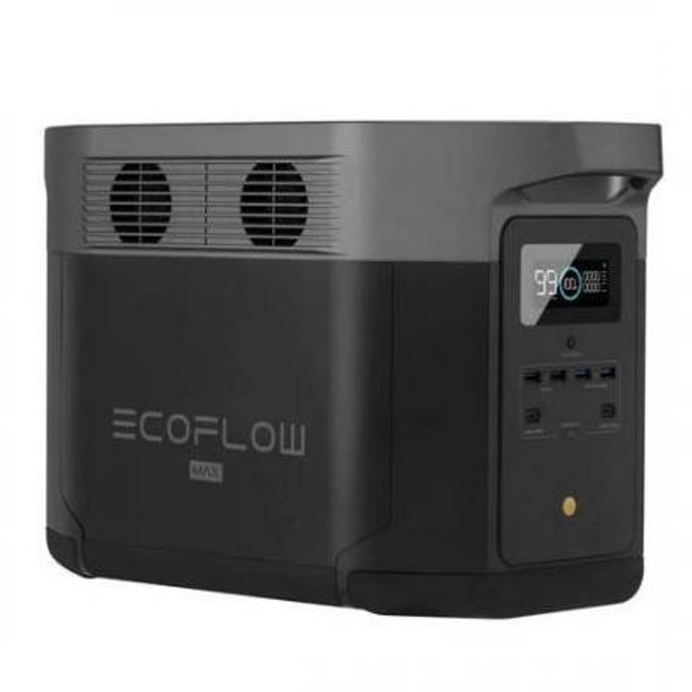 Комплект EcoFlow DELTA Max (2000) + внешняя батарея Темно-серый