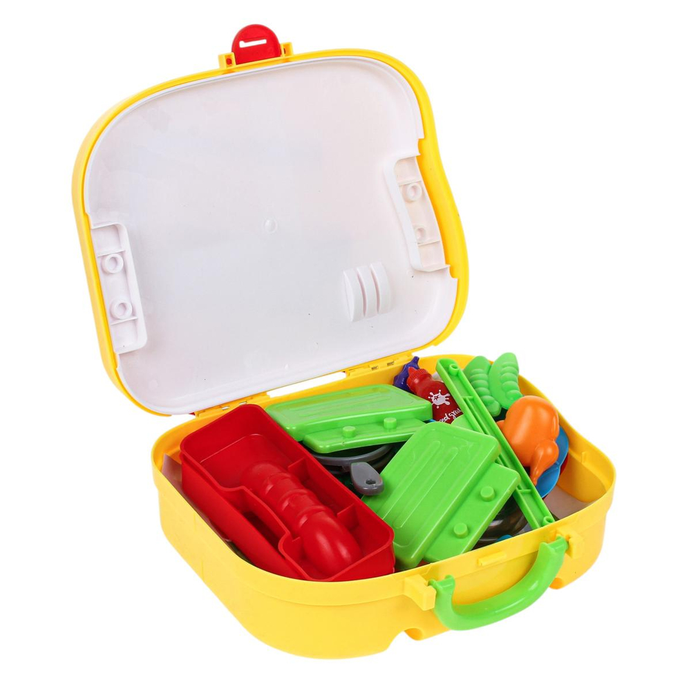 Игровой модуль "Кухня" 34 предм. чемод.на колесах BX55