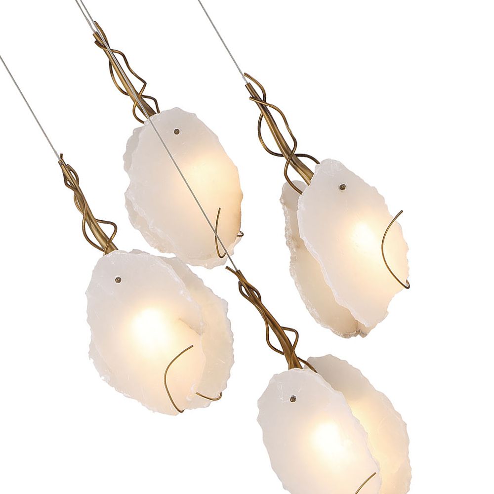 Подвесной светильник RP168421-4 matt gold bronze