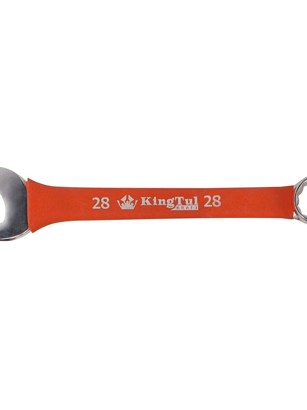 Ключ комбинированный 28мм в прорезиненной оплетке KingTul kraft KT-30028k