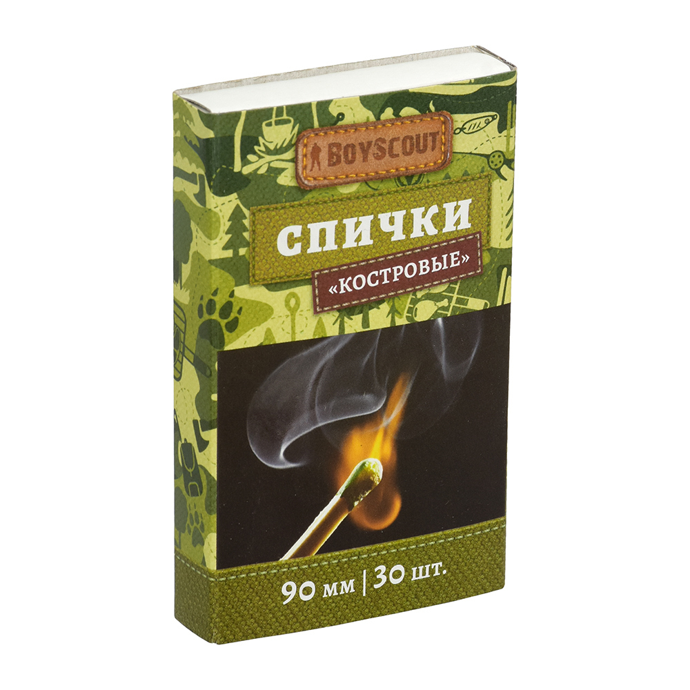 Спички Boyscout Костровые 9см (30шт)