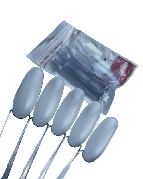 Палитра на кольце овал матовая Pink House, 50 шт