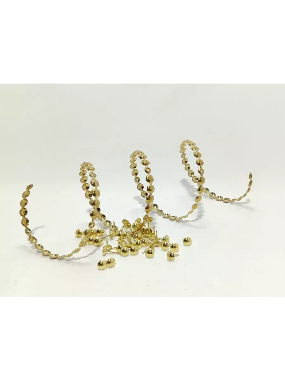 Гвоздевая лента для мебели "Золото" молдинги для мебели