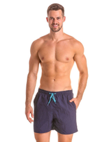 Мужские шорты для плавания и пляжного отдыха (Размер: XXXL) (Цвет: черный)