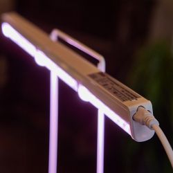 ULI-P32-18W-SPLX IP40 WHITE Светильник для растений светодиодный линейный. 560мм. выкл. на корпусе. Алюминий. Спектр с дальним красным для фотосинтеза. TM Uniel