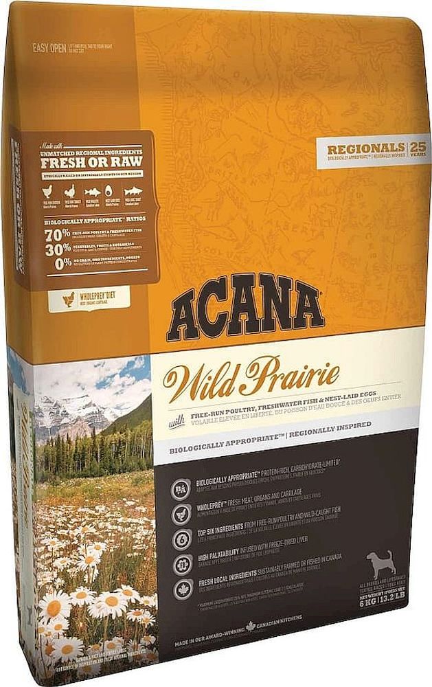*ACANA WILD PRAIRIE DOG 340г корм для собак всех пород и возрастов с цыпленком (новая формула 70/30)