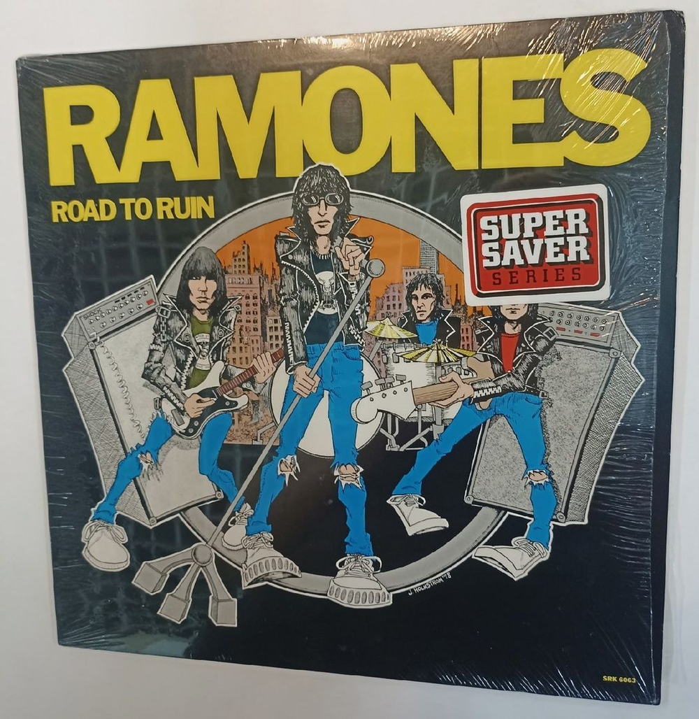 Винтажная виниловая пластинка Ramones Road To Ruin (USA 1978)