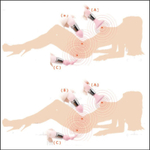 Белый вибратор-брелок с 3 сменными насадками (Цвет: белый)