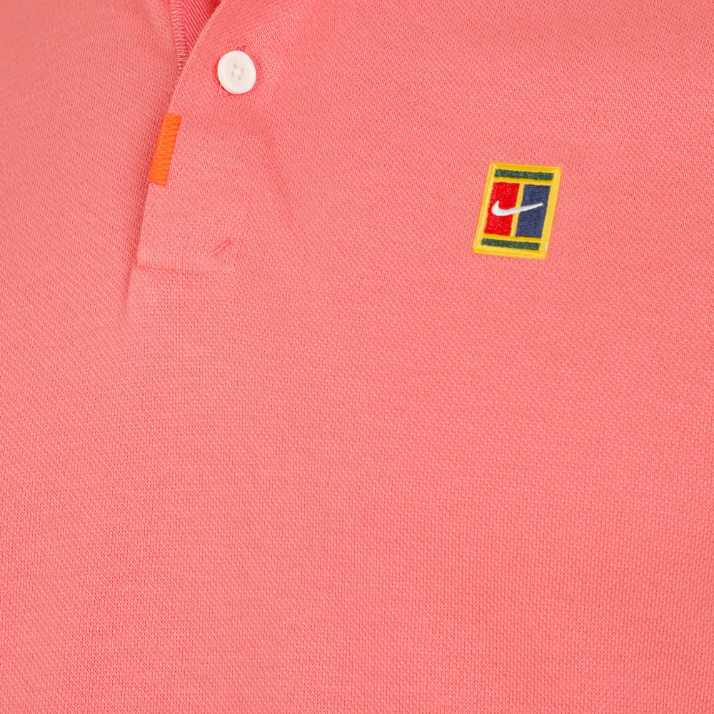 Мужское теннисное поло Nike Dri-Fit Heritage Slim 2 Polo Men - Coral