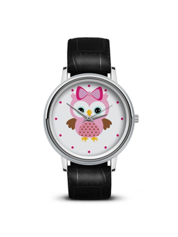 Часы наручные Сова wowl 01 w11 Декор для дома, подарок