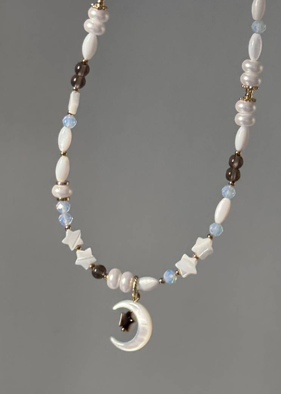 Набор: чокер из хрустального жемчуга