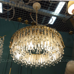 Люстра Cloyd CAPULETTI C8 / Ø60 см - золото (арт.11207)